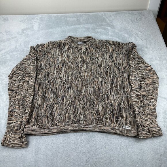 Coogi Australia Brown Vintage Sweater Men's Size XXL - Picture 7 of 12